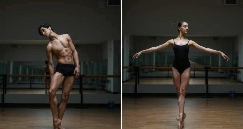 Dancer demonstrating common dance mistakes