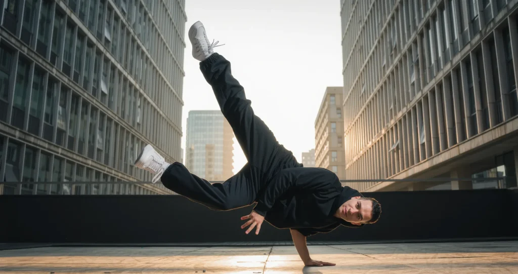 Dancer demonstrating improve balance for dance
